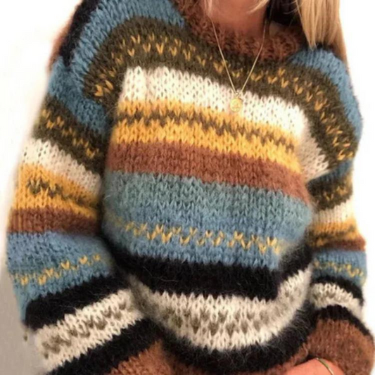 Norvaya Damen – Norweger Pullover für stilvolle Wärme & winterlichen Komfort