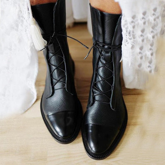 Varelle Damen – Vintage Stiefeletten für raffinierte Eleganz & modernen Komfort